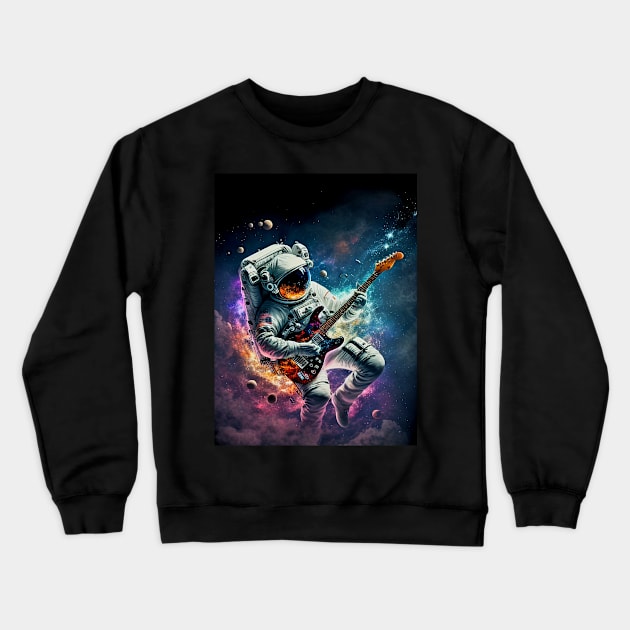 Space Rock Crewneck Sweatshirt by BarrySullivan